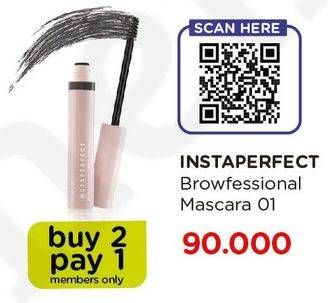 Promo Harga WARDAH Instaperfect Browfessional 3D Brow Mascara 01  - Watsons