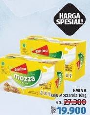 Promo Harga EMINA Cheddar Cheese Mozza 165 gr - LotteMart