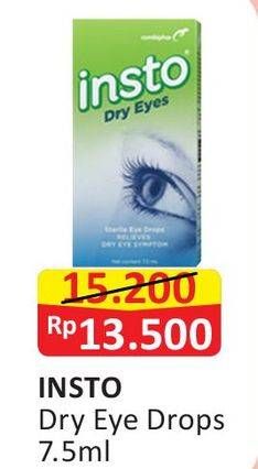 Promo Harga INSTO Dry Eye Drops 7 ml - Alfamart