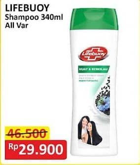 Promo Harga Lifebuoy Shampoo All Variants 340 ml - Alfamart