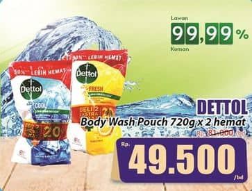 Promo Harga Dettol Body Wash 720 ml - Hari Hari