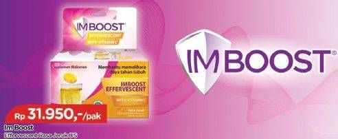 Promo Harga IMBOOST Effervescent with Vitamin C 8 pcs - TIP TOP