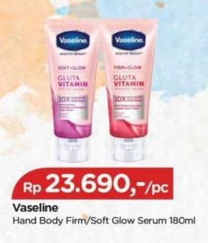 Promo Harga Vaseline Healthy Bright Firm Glow, Soft Glow 180 ml - TIP TOP