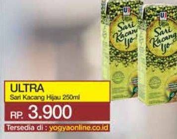 Promo Harga ULTRA Sari Kacang Ijo 250 ml - Yogya