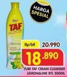 Promo Harga YURI TAF Cream Cleanser Lemon Lime 500 ml - Superindo