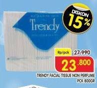 Promo Harga Trendy Tissue 800 gr - Superindo