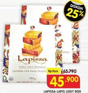 Promo Harga LAPISSA Kue Lapis  - Superindo