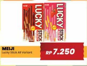 Promo Harga Meiji Biskuit Lucky Stick All Variants 35 gr - Yogya