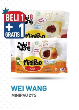 Promo Harga Weiwang Mini Pao 21 pcs - Hypermart