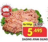 Promo Harga Daging Giling Ayam per 100 gr - Superindo