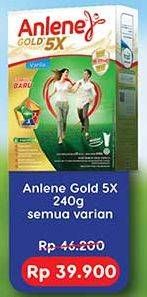 Promo Harga Anlene Gold Plus 5x Hi-Calcium All Variants 240 gr - Indomaret