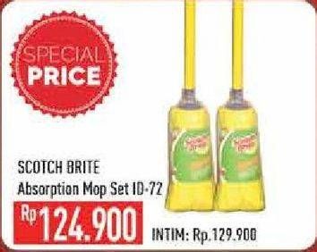 Promo Harga 3M SCOTCH BRITE Absorption Mop ID-72  - Hypermart