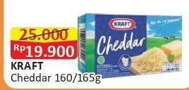 Promo Harga KRAFT Cheese Cheddar 160 gr - Alfamart