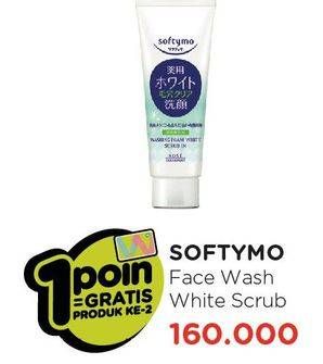 Promo Harga SOFTYMO Face Wash White Scrub  - Watsons