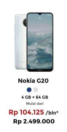 Promo Harga NOKIA G20 Smartphone  - Erafone