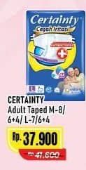 Promo Harga Certainty Adult Diapers L10, L7, M10, M8 7 pcs - Alfamart