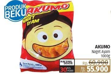 Promo Harga AKUMO Nugget Ayam 1000 gr - Lotte Grosir
