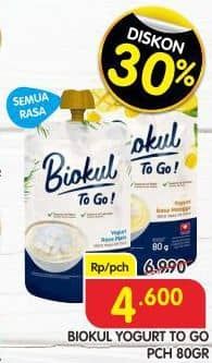 Promo Harga Biokul Yogurt To Go! All Variants 80 gr - Superindo