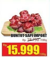 Promo Harga Oxtail Sapi Import per 100 gr - Hari Hari