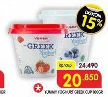 Promo Harga Yummy Greek Yogurt 100 gr - Superindo