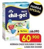 Promo Harga MORINAGA Chil Go Bubuk 3+ Vanilla, Madu 700 gr - Superindo