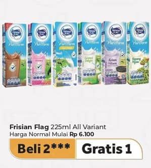 Promo Harga Frisian Flag Susu UHT Purefarm All Variants 225 ml - Carrefour