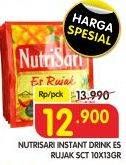 Promo Harga NUTRISARI Powder Drink Es Rujak per 10 sachet 13 gr - Superindo