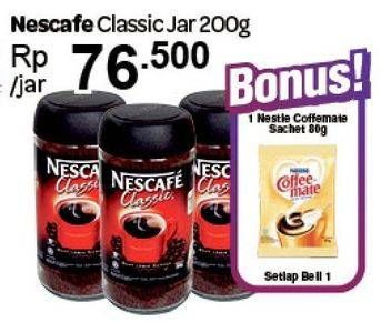 Promo Harga Nescafe Classic Coffee 200 gr - Carrefour