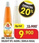 Promo Harga ABC Syrup Squash Delight All Variants 460 ml - Superindo