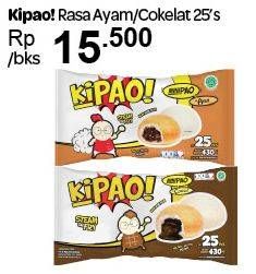 Promo Harga KIPAO Bakpao Ayam, Coklat 25 pcs - Carrefour