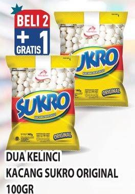 Promo Harga Dua Kelinci Kacang Sukro Original 100 gr - Hypermart