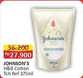 Promo Harga Johnsons Baby Cottontouch Top to Toe Bath 375 ml - Alfamart