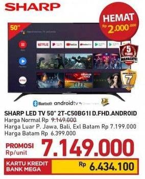 Promo Harga SHARP 2T-C50BG1i | LED TV 50"  - Carrefour