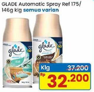 Promo Harga Glade Matic Spray Refill All Variants 146 ml - Indomaret