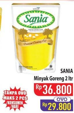 Promo Harga Sania Minyak Goreng 2000 ml - Hypermart