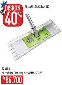 Promo Harga Azalea Microfiber Flat Mop Set AZMS-60325  - Hypermart