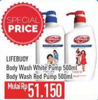Promo Harga Lifebuoy Body Wash Total 10, Mild Care 500 ml - Hypermart