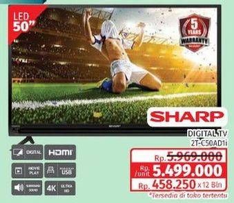 Promo Harga Sharp 2T-C50AD1i Full-HD 50"  - Lotte Grosir