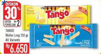 Promo Harga TANGO Long Wafer All Variants 130 gr - Hypermart
