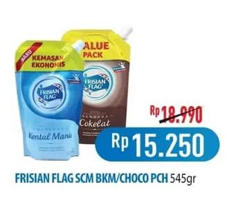 Promo Harga Frisian Flag Susu Kental Manis Putih, Cokelat 545 gr - Hypermart