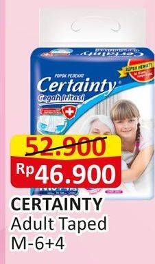 Promo Harga Certainty Adult Diapers M10 10 pcs - Alfamart