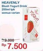 Promo Harga HEAVENLY BLUSH Yoghurt Drink All Variants 200 ml - Indomaret
