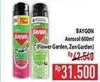 Promo Harga Baygon Insektisida Spray Flower Garden, Zen Garden 600 ml - Hypermart