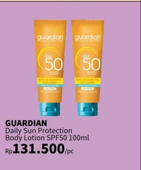 Promo Harga Guardian Daily Sun Protection  Body Lotion 100 ml - Guardian