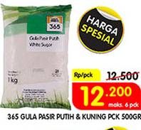 Promo Harga 365 Gula Pasir Kuning, Putih 1000 gr - Superindo