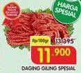 Promo Harga Daging Giling Sapi Spesial per 100 gr - Superindo