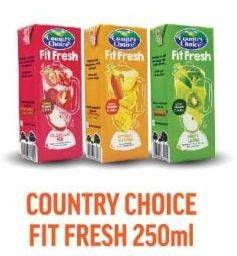 Promo Harga Country Choice Fit Fresh Juice 250 ml - Hypermart