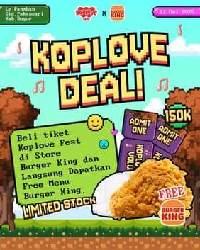 Promo Harga Free Menu Burger King  - Burger King