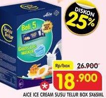 Promo Harga AICE Ice Cream Susu Telur 65 ml - Superindo
