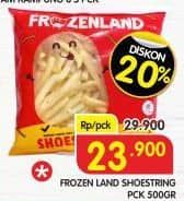 Promo Harga Frozenland French Fries Shoestring 500 gr - Superindo